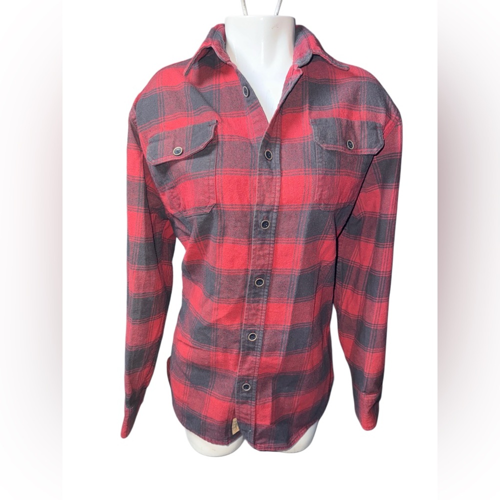 JACHS Red and Black Checkered Shirt